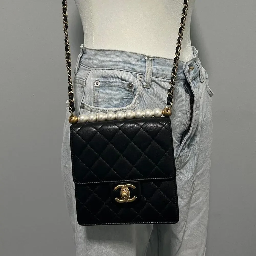Chanel limited edition pearl crossbody